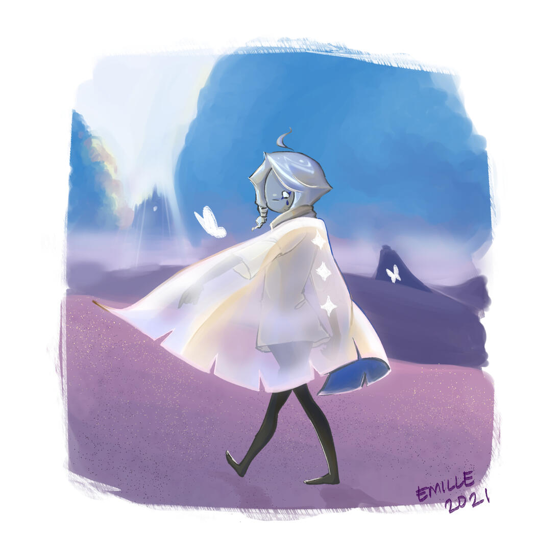 Moth Revisiting (a Sky: Children of the Light fanart)