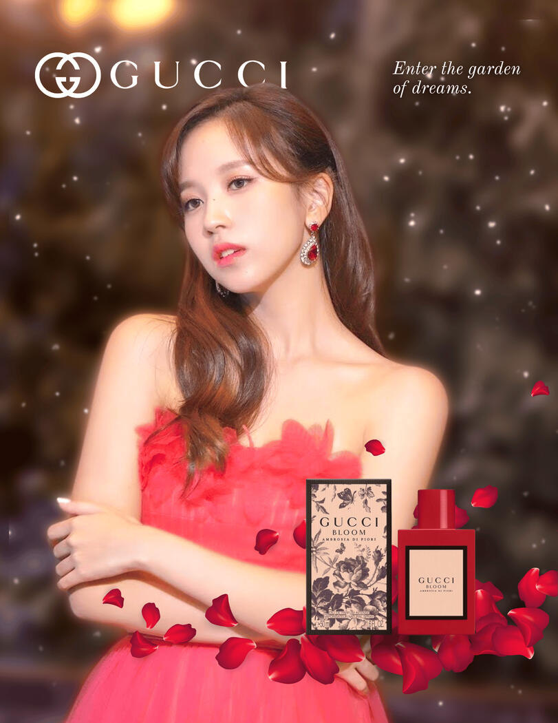 Gucci Perfume Poster ft. TWICE Mina (school work)